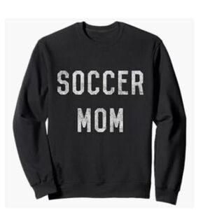 Black 'Soccer Mom' Sweatshirt